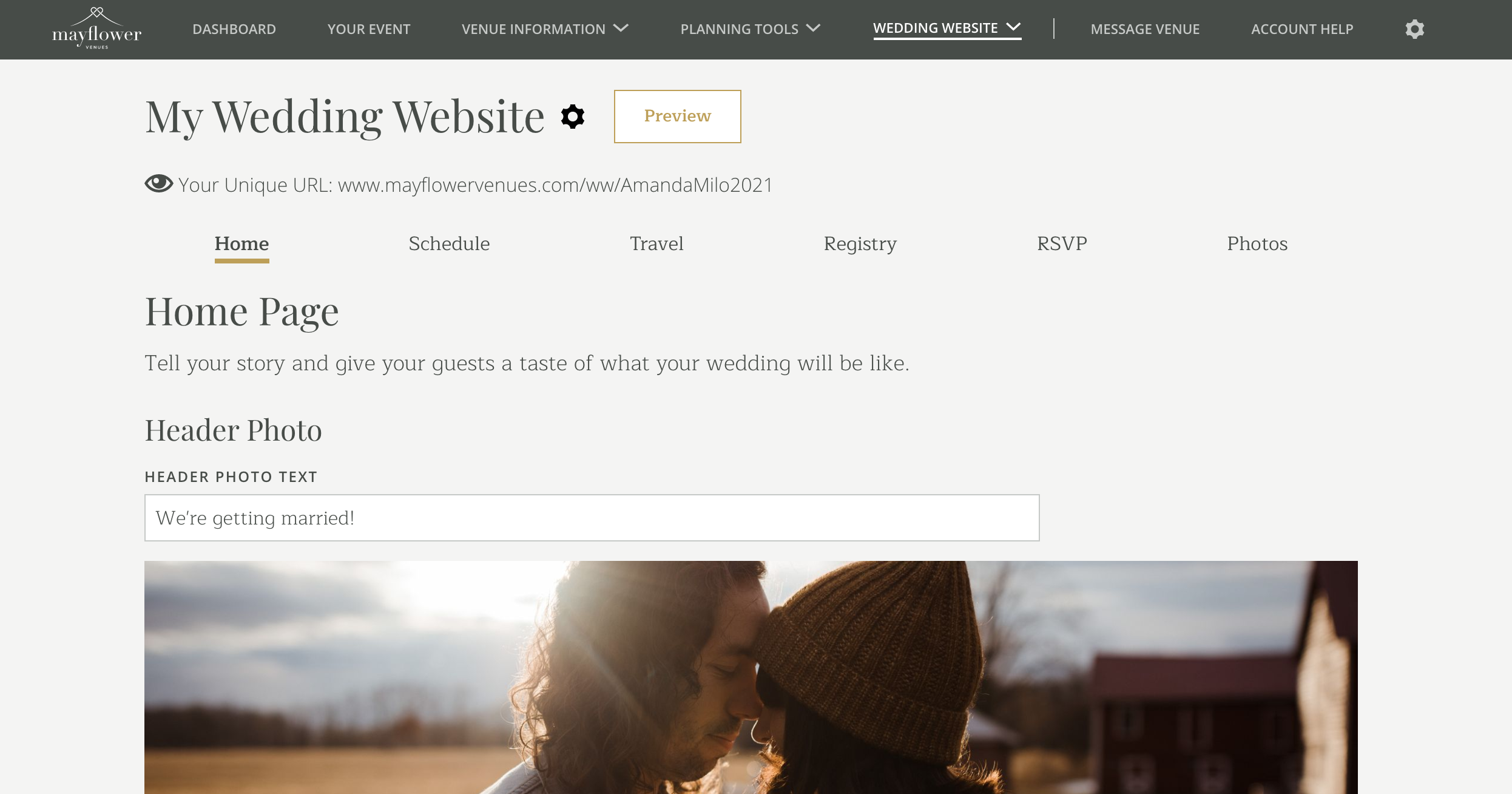 Custom-wedding-website